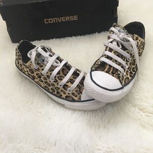 Cheetah print converse